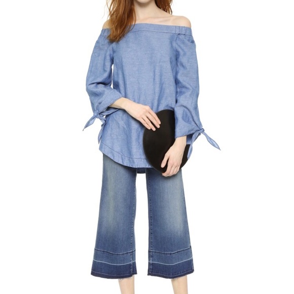 Free People Tops - NWT Free People Off The Shoulder Cotton Blouse